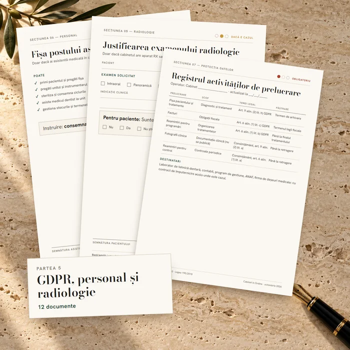 GDPR, personal și radiologie